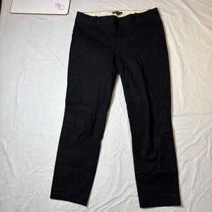 J.‎ Crew Mercantile Black Tailored Ankle Pants Women's Size 4 Cotton Blend